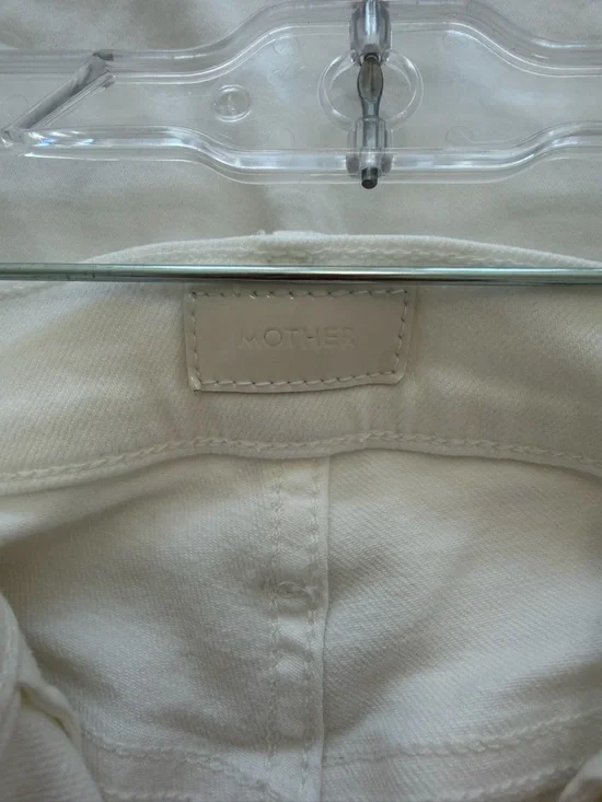 MOTHER White High Waisted Rider Ankle Jeans - never worn - Picture 5 of 5
